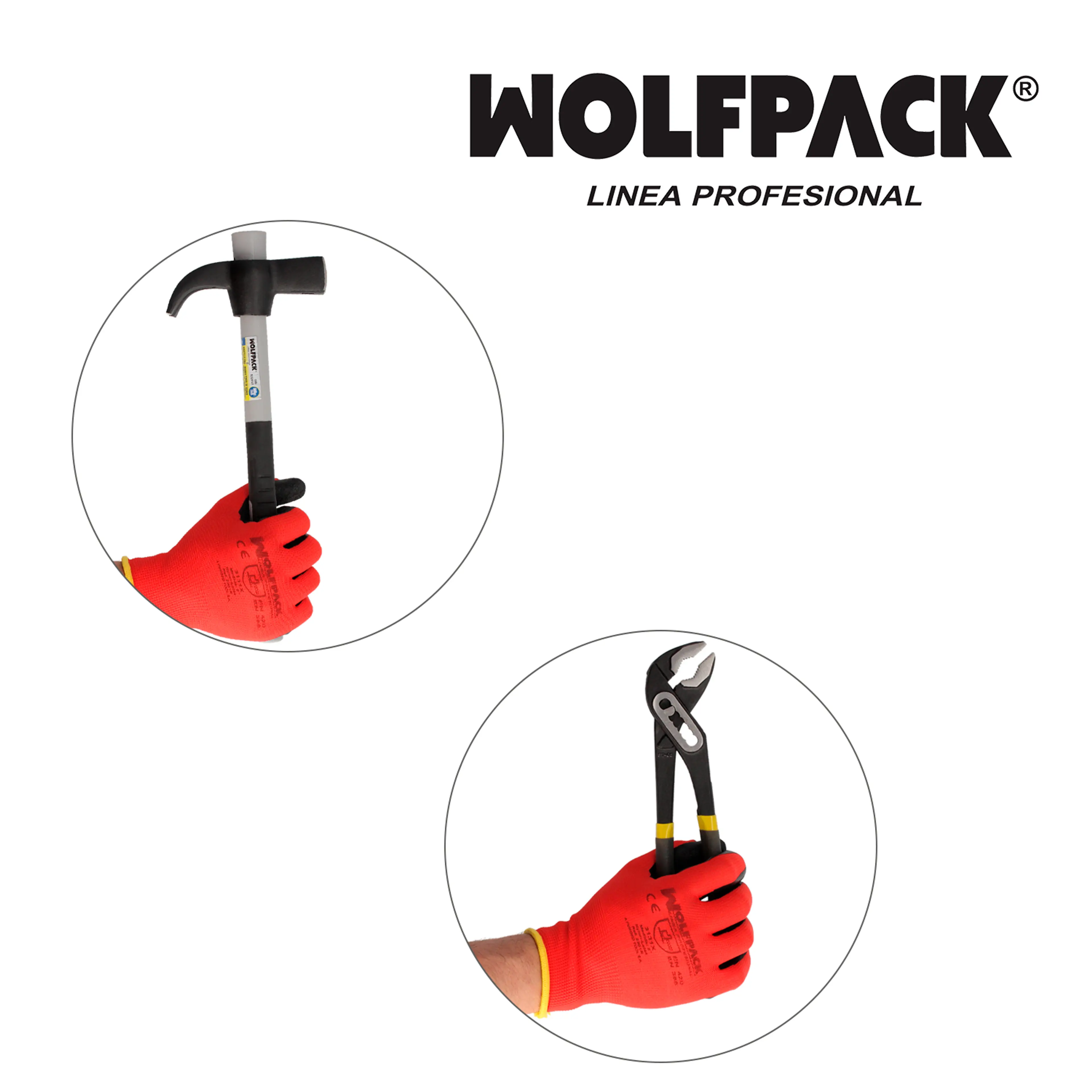 GUANTES LATEX / NYLON GRIPFLEX TALL