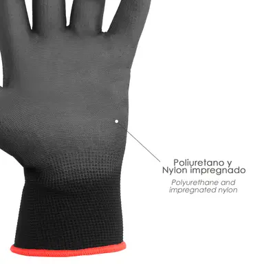 GUANTES POLIURETANO / NYLON IMPREGN