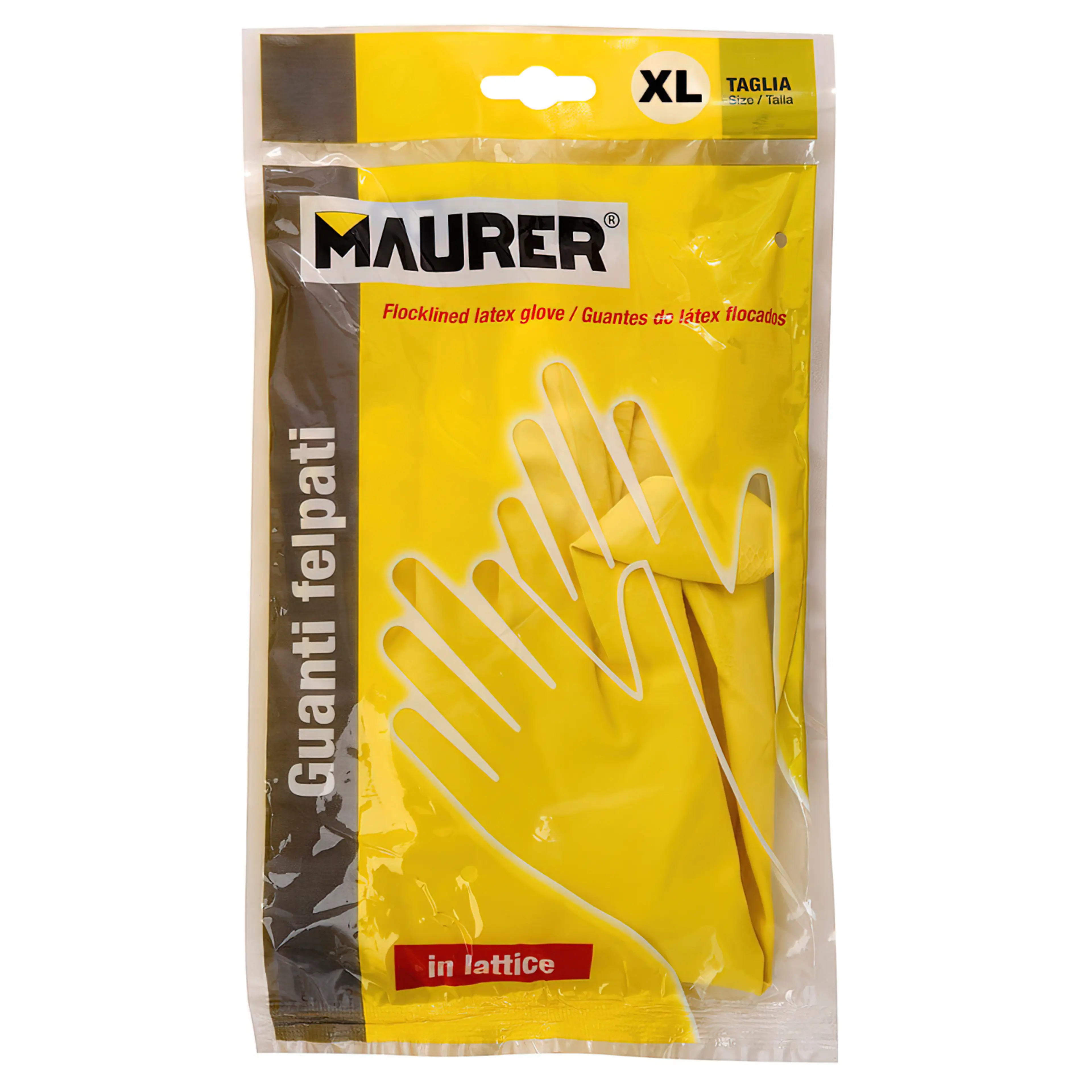 GUANTES LATEX 100% BASIC DOMESTICOS