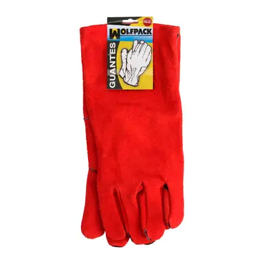 GUANTES SOLDAR DENSO ROJO LARGO