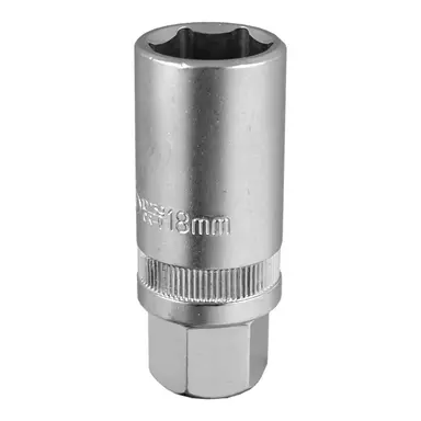 VASO DE BUJIA HEX. DE 18MM 3/8"