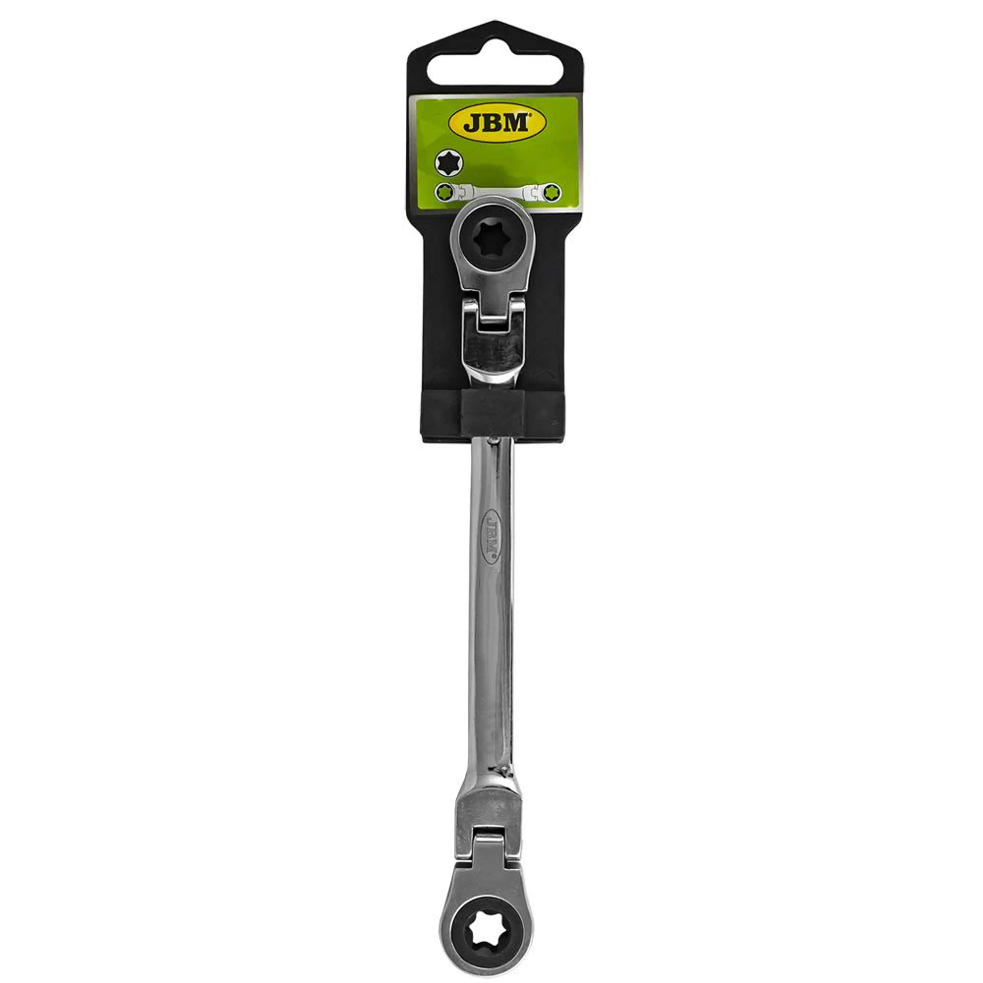 LLAVE ARTICULADA TRINQUETE TORX E10