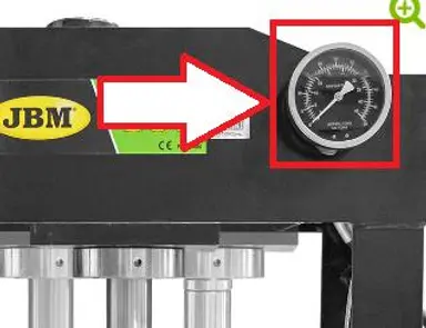 MANOMETRO PARA PRENSA DE 20TON (REF