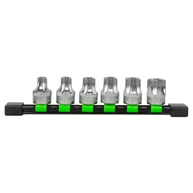 SET DE 6 PIEZAS DE 1/2" PUNTA TORX 