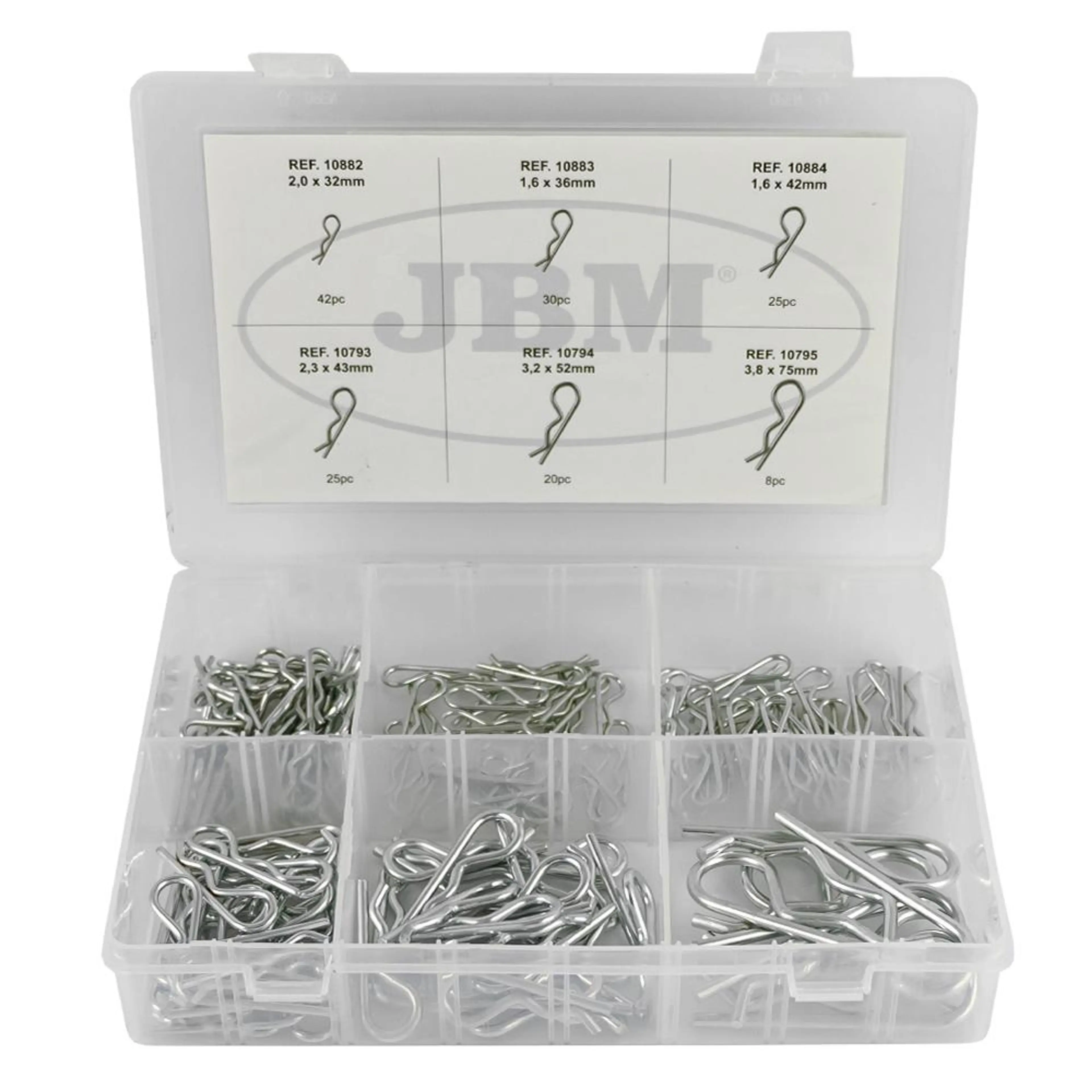 ESTUCHE CLIPS "R" 150 PIEZAS