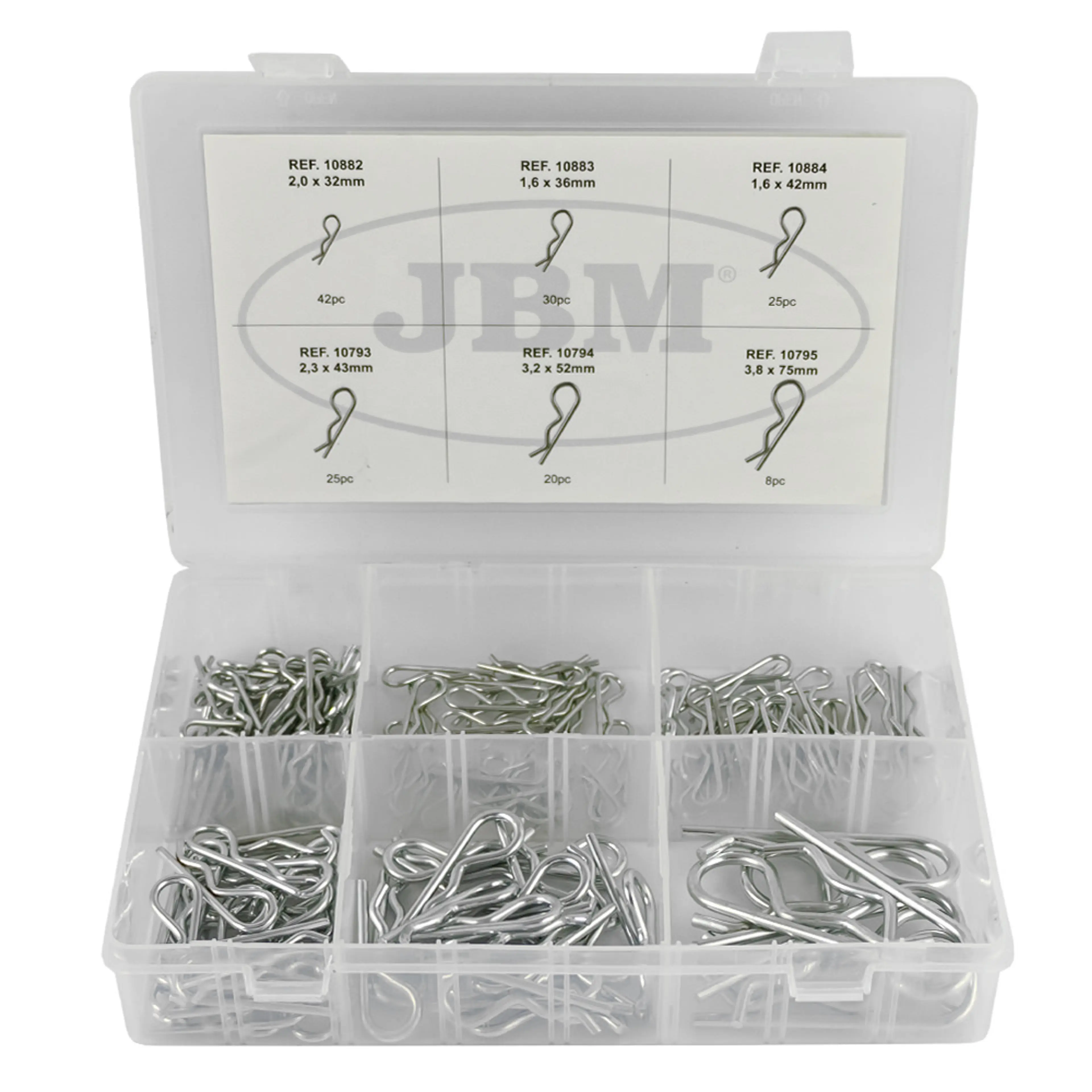 ESTUCHE CLIPS "R" 150 PIEZAS