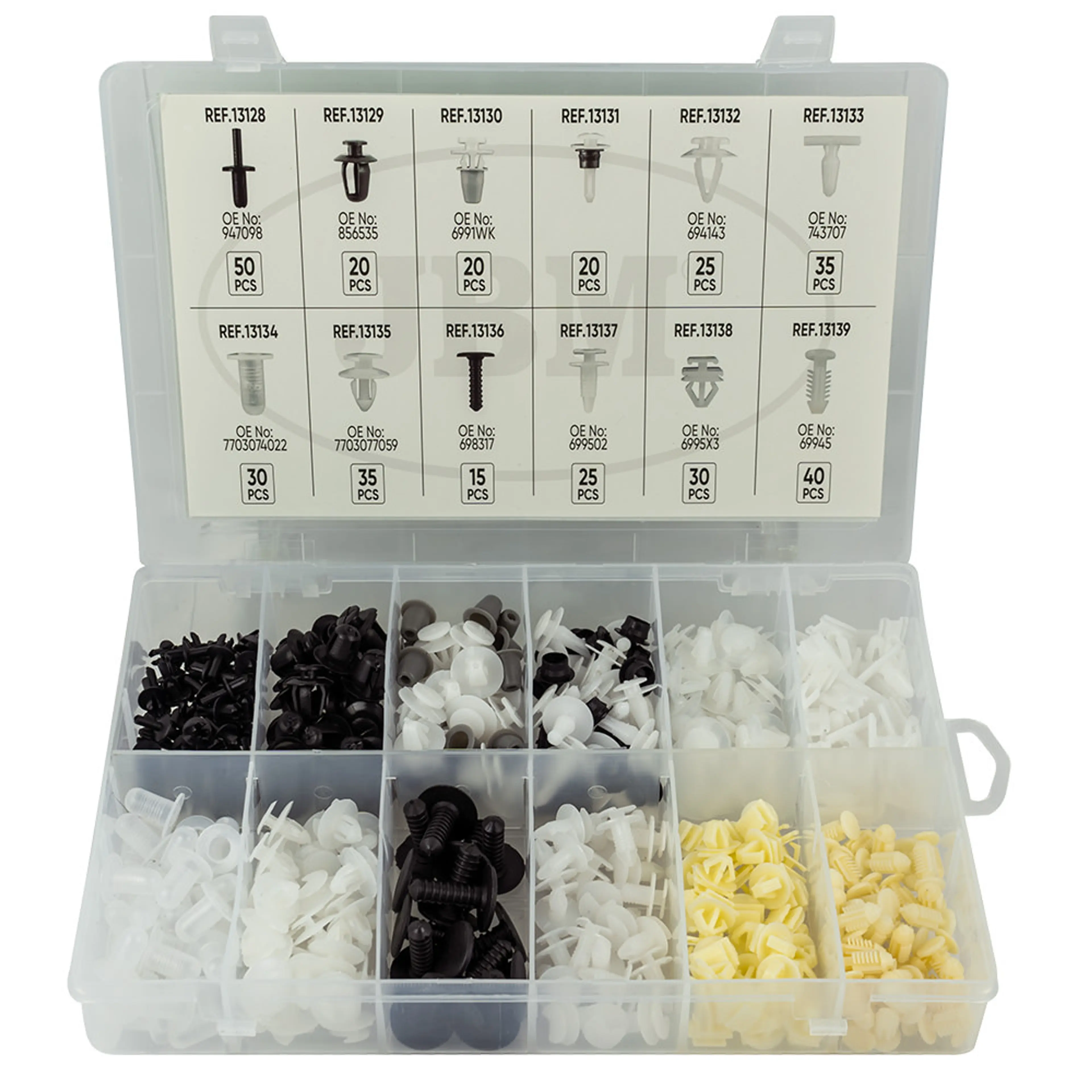 ESTUCHE DE CLIPS PLASTICOS PEUGEOT/