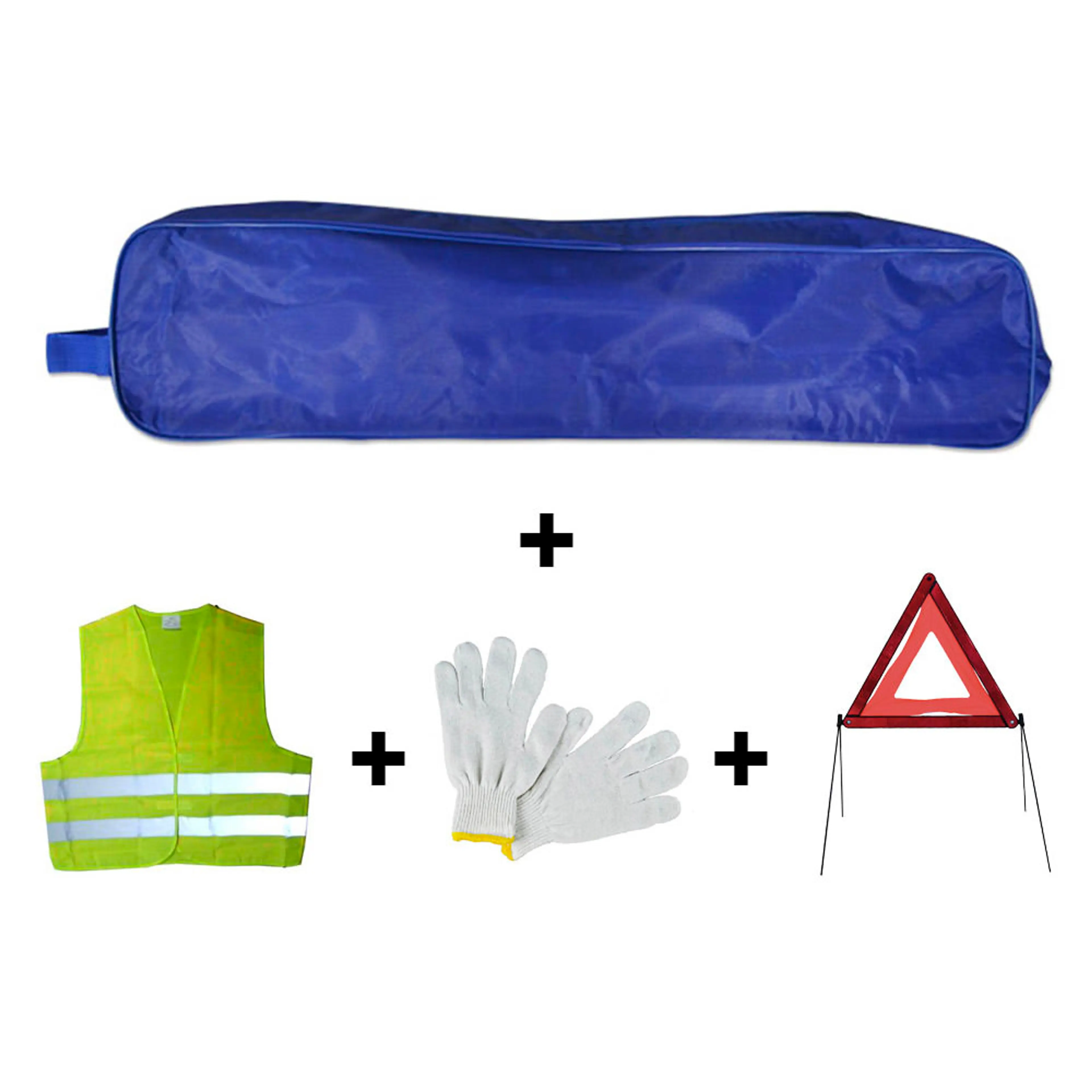 KIT EMERGENCIA BOLSA AZUL RIBETE+TR