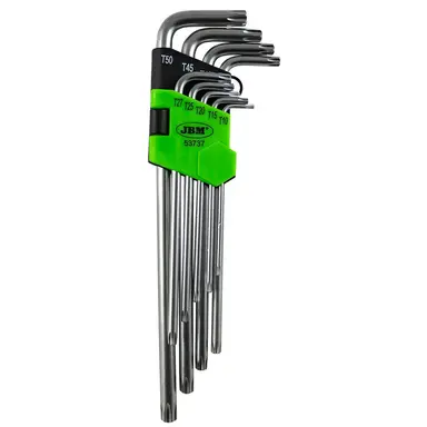 SET DE 9 LLAVES TORX (EXTRALARGAS)