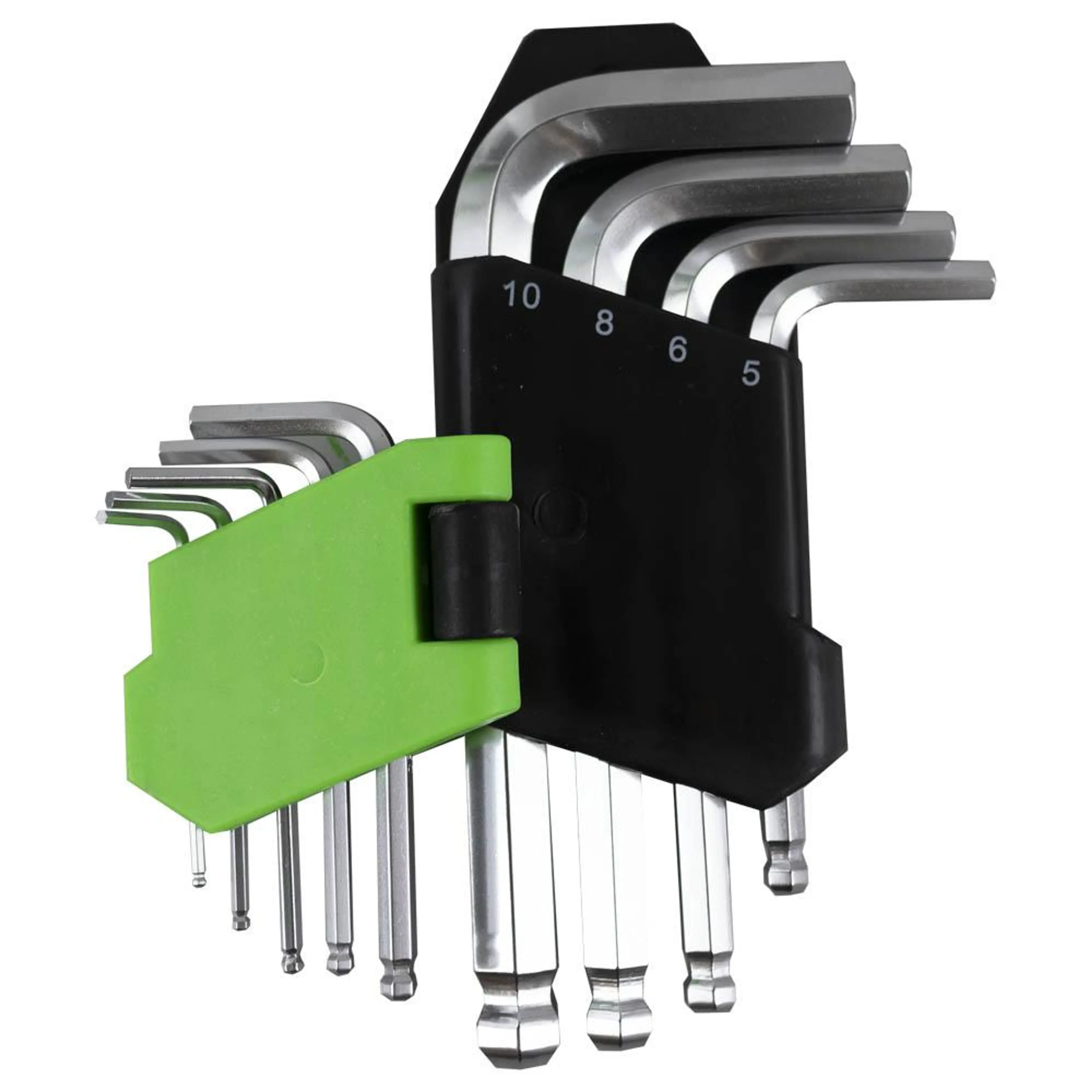 SET DE 9 LLAVES ALLEN CORTAS CON PU