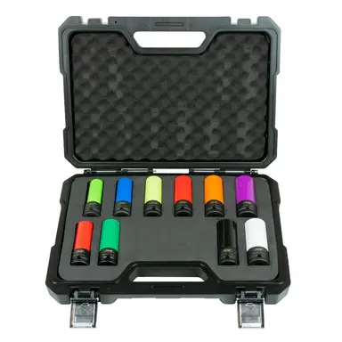 KIT DE 10 VASOS IMPACTO DE 1/2" ESP