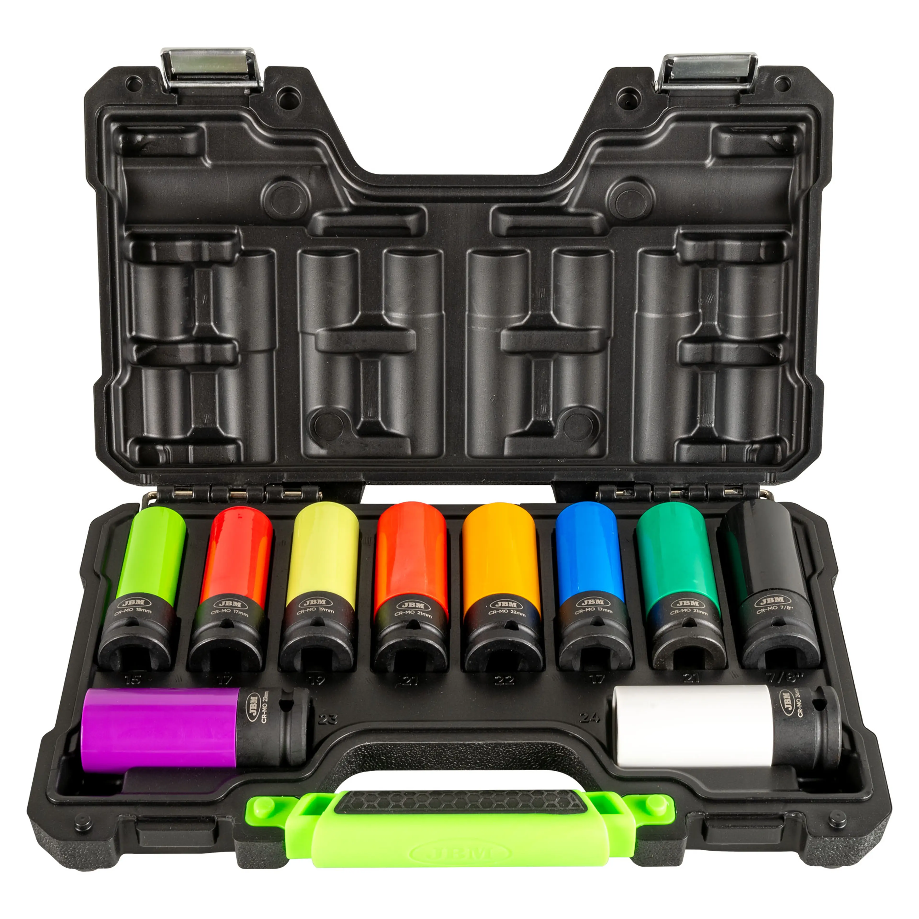 KIT DE 10 VASOS IMPACTO DE 1/2" ESP