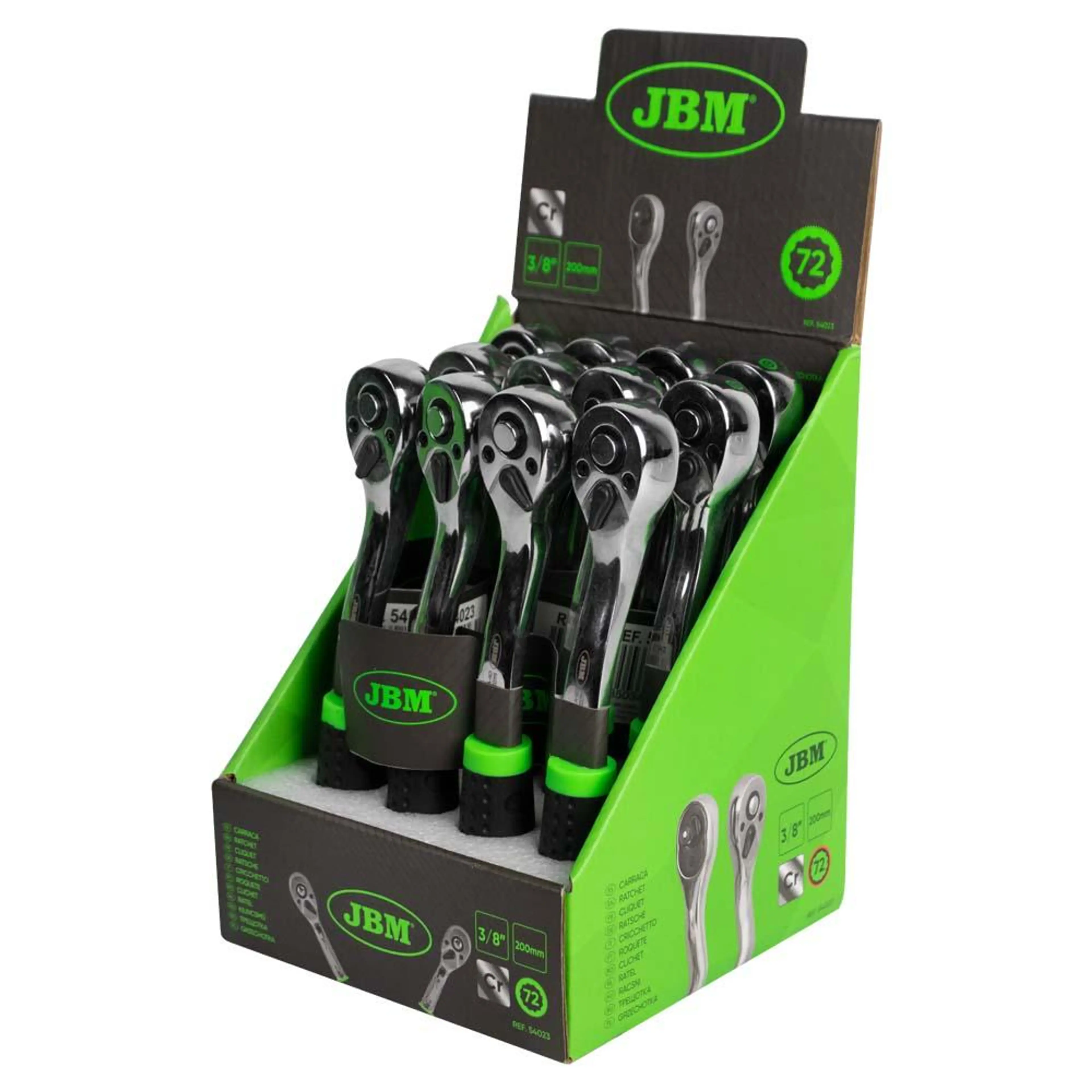 CARRACA DE 72 DIENTES 3/8" 200MM CR