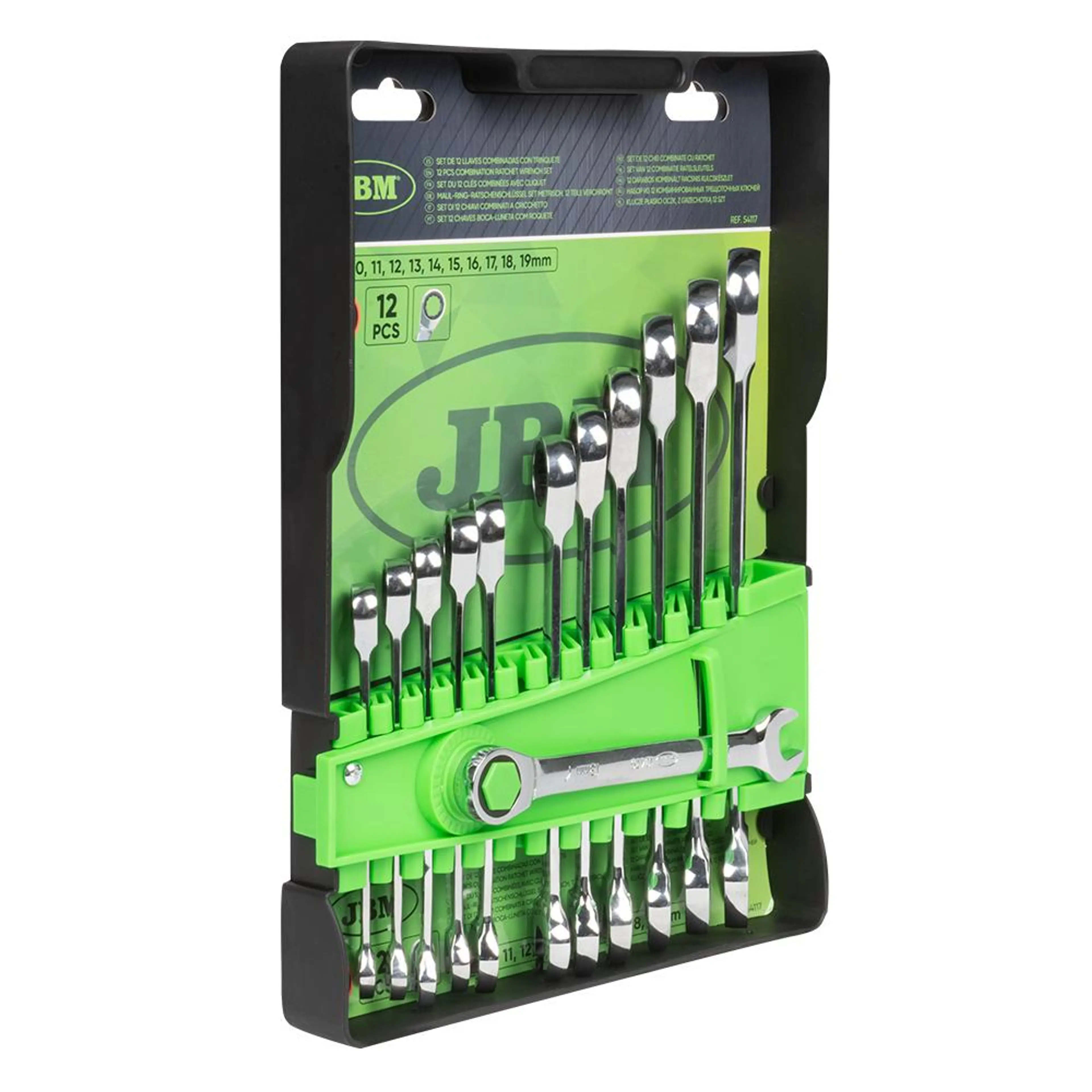 SET DE 12 LLAVES COMBINADAS CON TRI