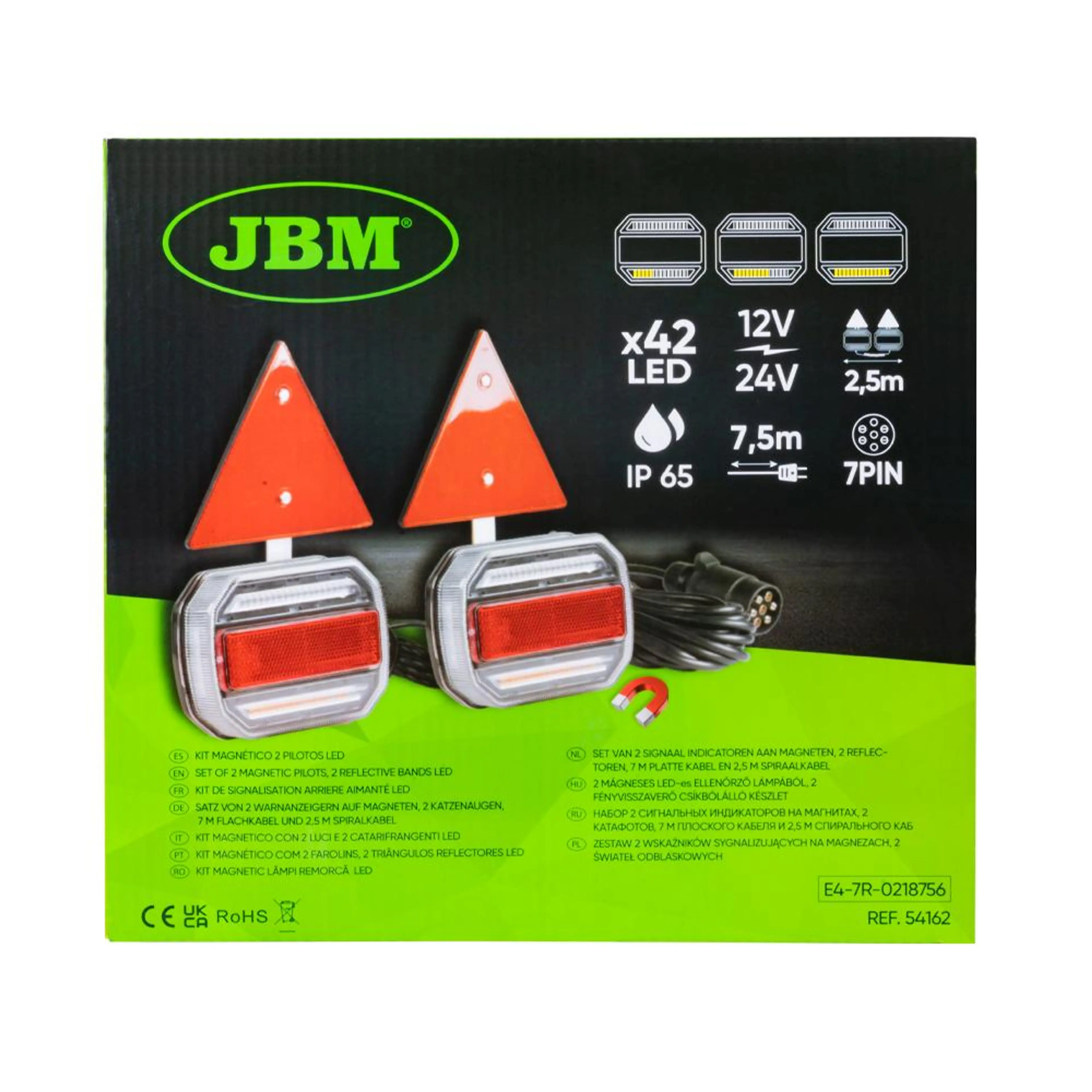 KIT MAGNA‰TICO DE 2 PILOTOS LED Y 2