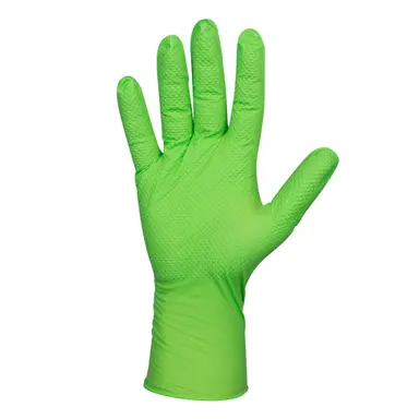 GUANTES VERDES DESECHABLES DE NITRI